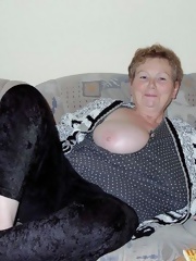 Mature wife spreading pussy